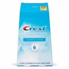 Crest 3D Whitestrips Classic Vivid Levels 6 Whiter (5 Treatments / 10 Strips)